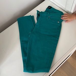 Hudson Nico Super Skinny Mid Rise Denim Pants Jeans Sz 25